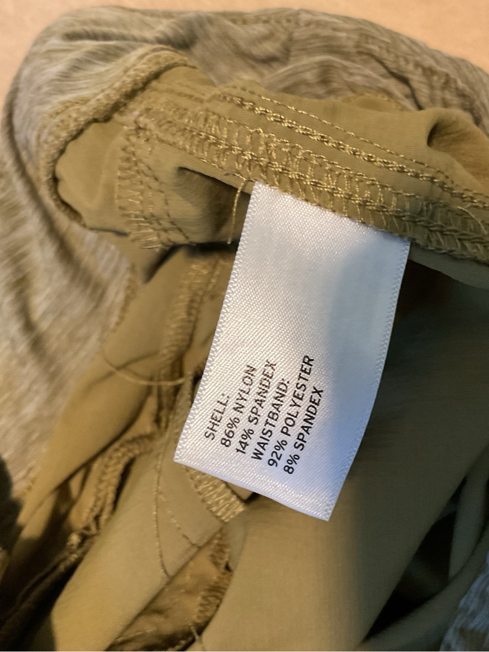 Duluth Trading Co Women’s 16W Olive Khaki Stretch Hiking Shorts - Picture 5 of 6